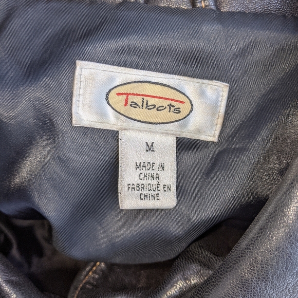 TALBOTS DARK BROWN LAMBSKIN COAT - Picture 5 of 7